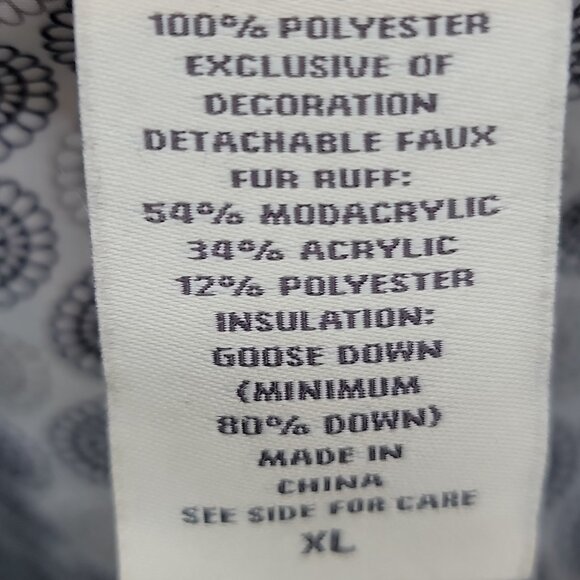 Eddie Bauer Women’s XL Goose Down Winter Coat – Long, Hooded, Warm Puffer Parka - Picture 11 of 13